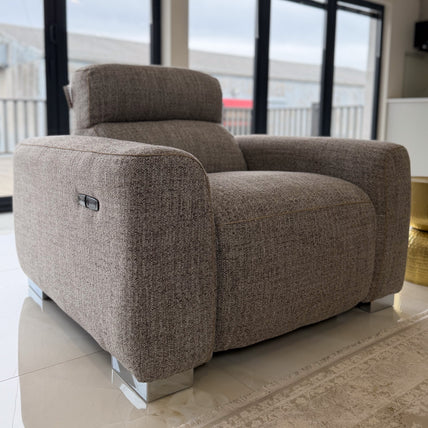 Toronto Electric Recliner Beige Armchair