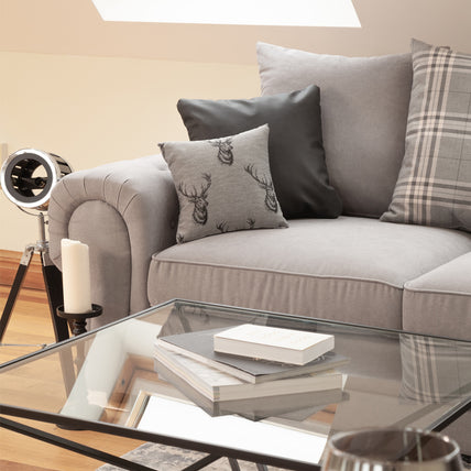 Verona Scatterback Sofa Grey Large Corner