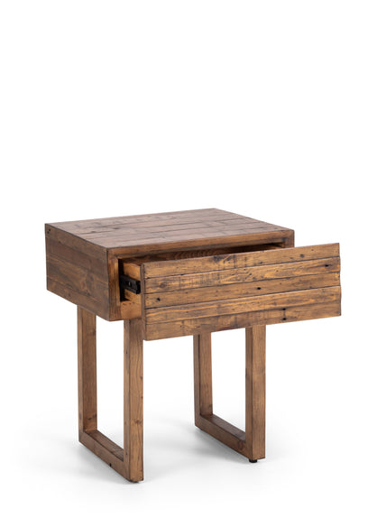 Wren 1 Drawer Lamp Table Cashew