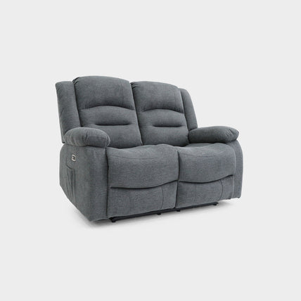 Alva Electric Recliner Sofa Graphite 2 Seater
