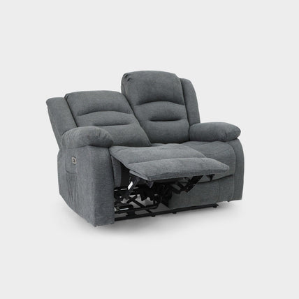Alva Electric Recliner Sofa Graphite 2 Seater