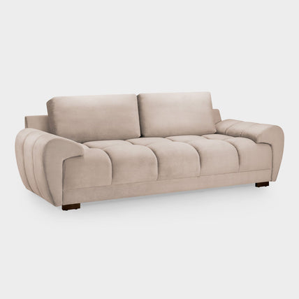 Azzuro Sofa Mocha 3 Seater