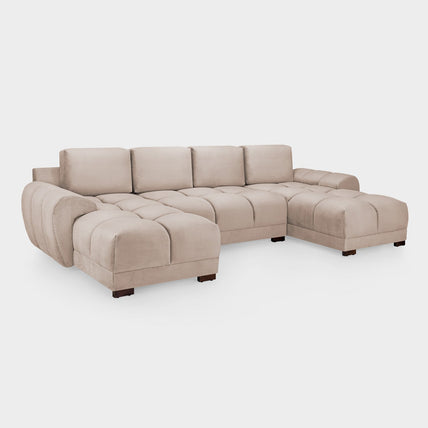 Azzuro Sofa Mocha U Shape Corner