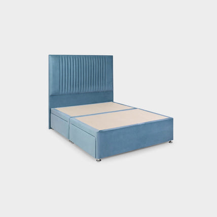 Bea 4 Drawer Bed Super King Plush Teal 4 Drawers