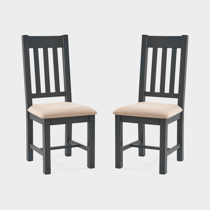 Bee Set of 2 Dining Chairs Grey