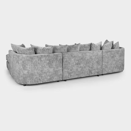 Bishop Scatterback Sofa Platinum U Shape Corner