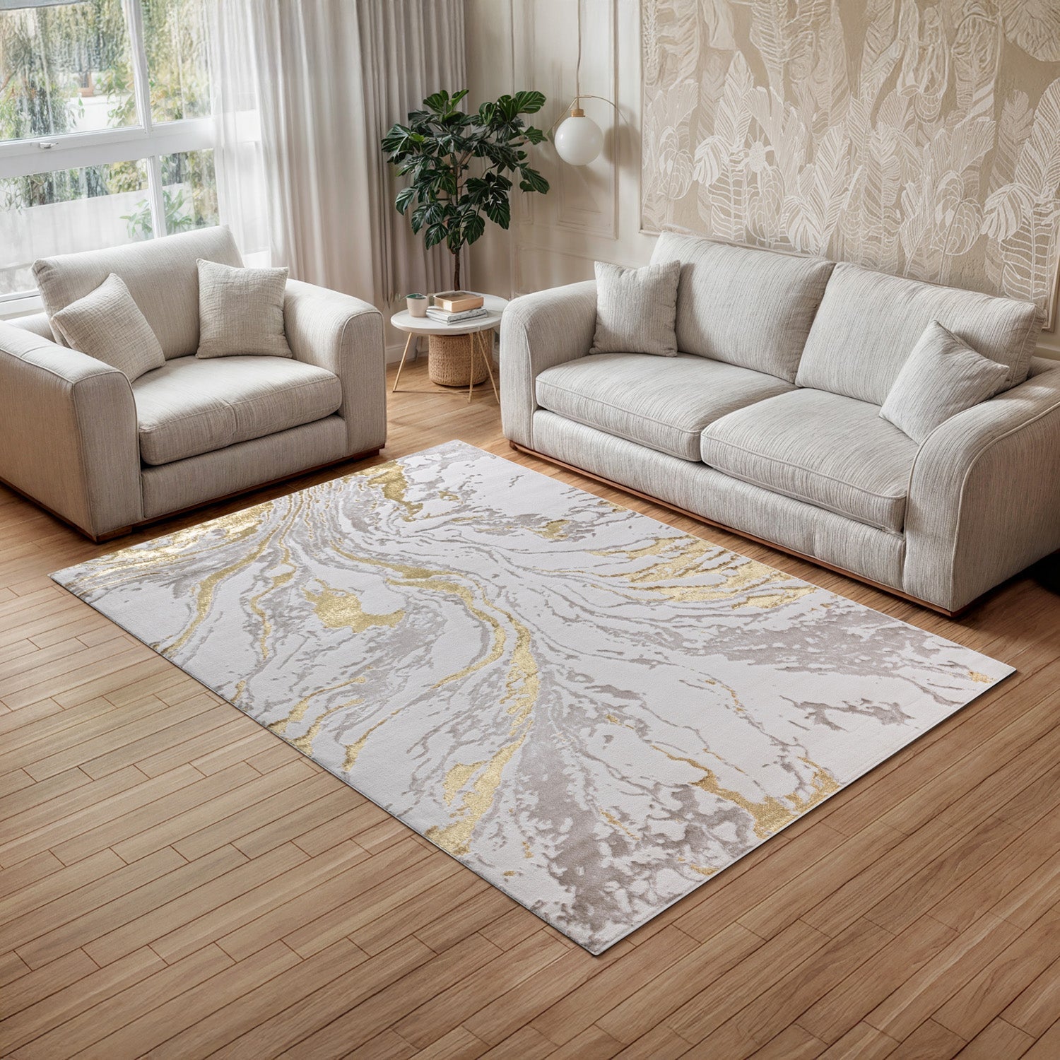 Blossom Rug Beige Medium