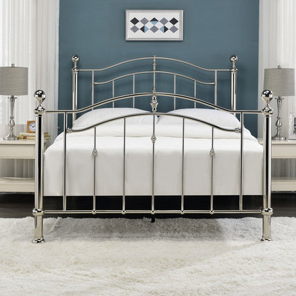Callisto Bed Frame Double Chrome