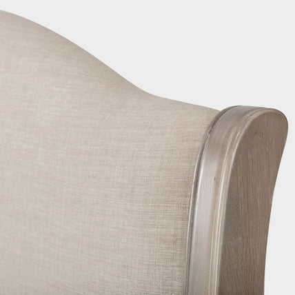 Camille Bed Frame Double Beige