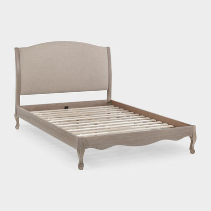 Camille Bed Frame Double Beige