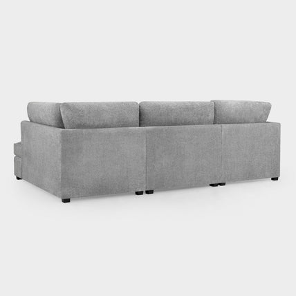 Carnaby Sofa Boucle Grey U Shape Corner