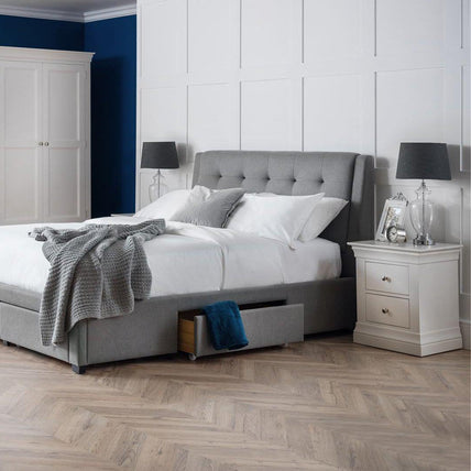 Clove Bedside White 2 Drawer