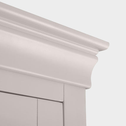 Clove Wardrobe Grey 2 Door 1 Drawer