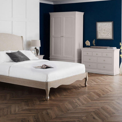 Clove Wardrobe Grey 2 Door 1 Drawer