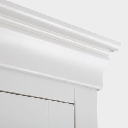 Clove Wardrobe White 2 Door 1 Drawer