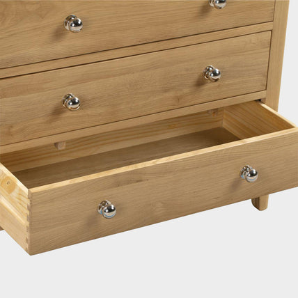 Cole Chest Oak 4+2 Drawer