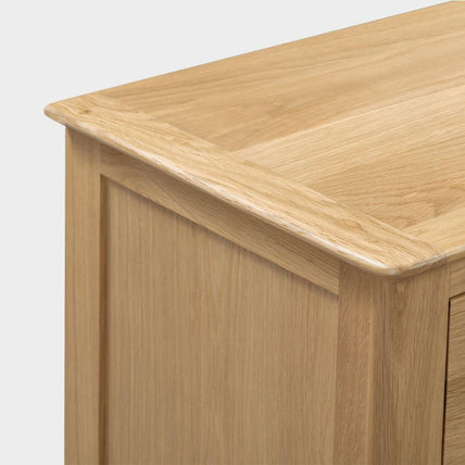 Cole Chest Oak 6 Drawer Wide
