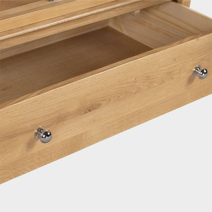 Cole Wardrobe Oak 2 Door 1 Drawer