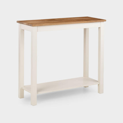 Connie Console Table Ivory/Oak