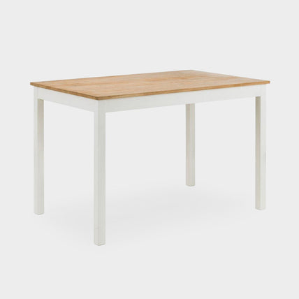 Connie Rectangular Dining Table Ivory/Oak
