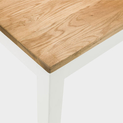Connie Rectangular Dining Table Ivory/Oak