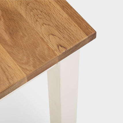 Connie Side Table Ivory/Oak