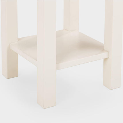 Connie Side Table Ivory/Oak