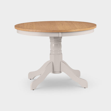 Dara Round Dining Table Grey/Oak