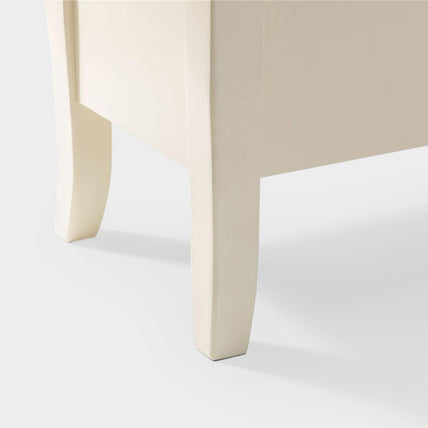 Dara Storage Bench Ivory/Oak