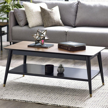 Flavia Coffee Table Black/Walnut