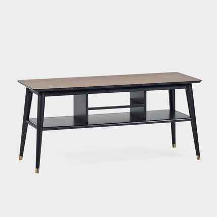 Flavia TV Unit Black/Walnut