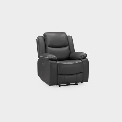 Harald Electric Recliner Sofa Black Armchair