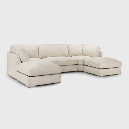 Inga Fullback Sofa Beige U Shape Corner