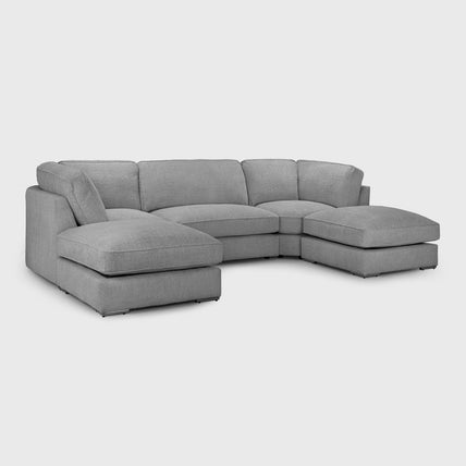 Inga Fullback Sofa Grey U Shape Corner