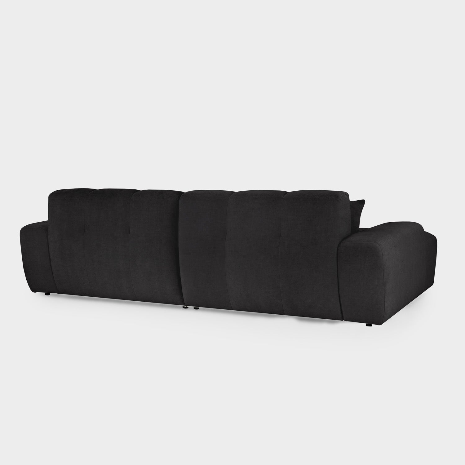 Jacob Sofa Black Left Hand Facing Corner