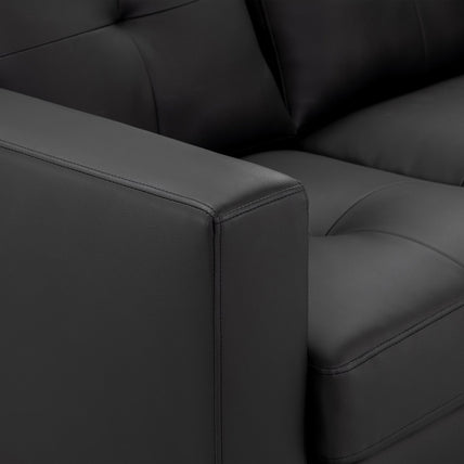Jerry Sofa Black 3+2 Set