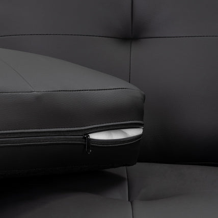 Jerry Sofa Black 3 Seater