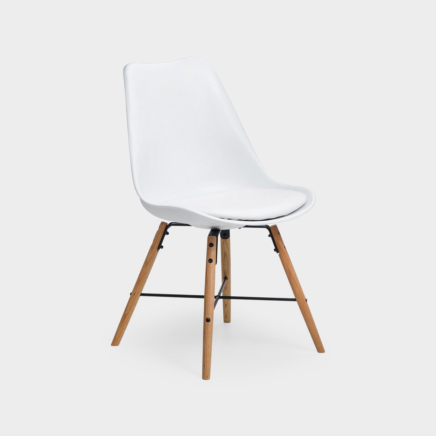 Kiah Set of 2 Dining Chairs White