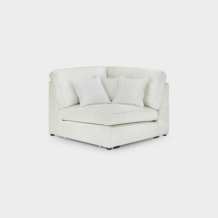 Kiana Modular Sofa Ivory Corner Piece