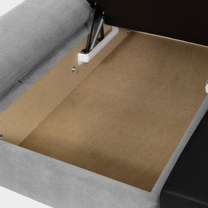 Malvi Sofa Bed Grey Left Hand Facing Corner