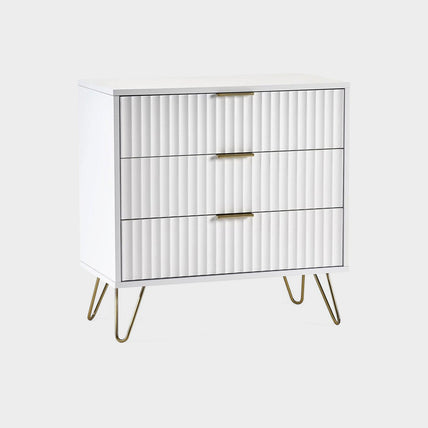 Mira Chest White 3 Drawer