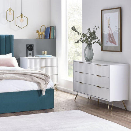 Mira Chest White 3 Drawer