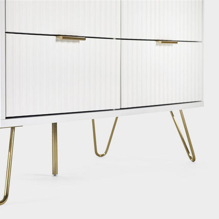 Mira Chest White 6 Drawer