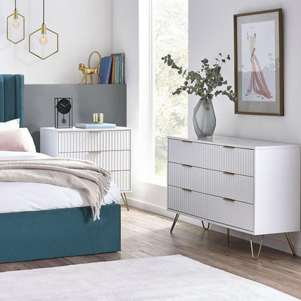 Mira Chest White 6 Drawer