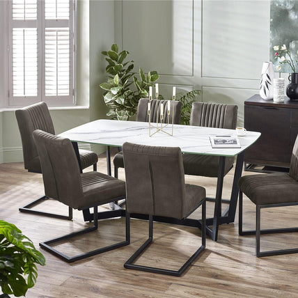 Oli Dining Table White