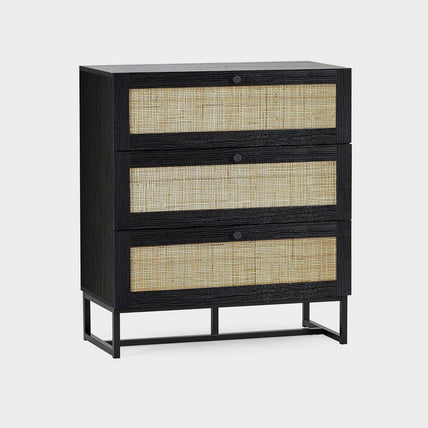 Philippa Chest Black 3 Drawer