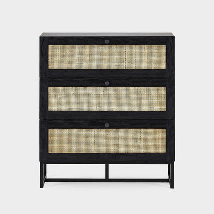 Philippa Chest Black 3 Drawer