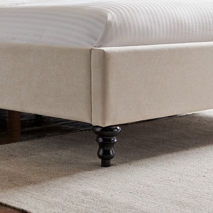 Rosa Bed Frame King Natural