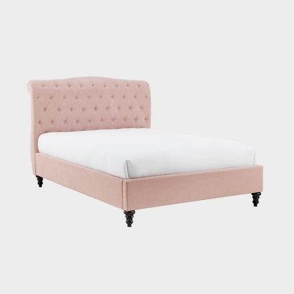 Rosa Bed Frame King Pink
