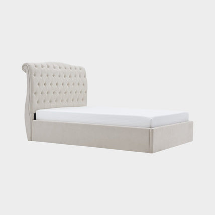 Rosa Storage Bed Frame Single Natural